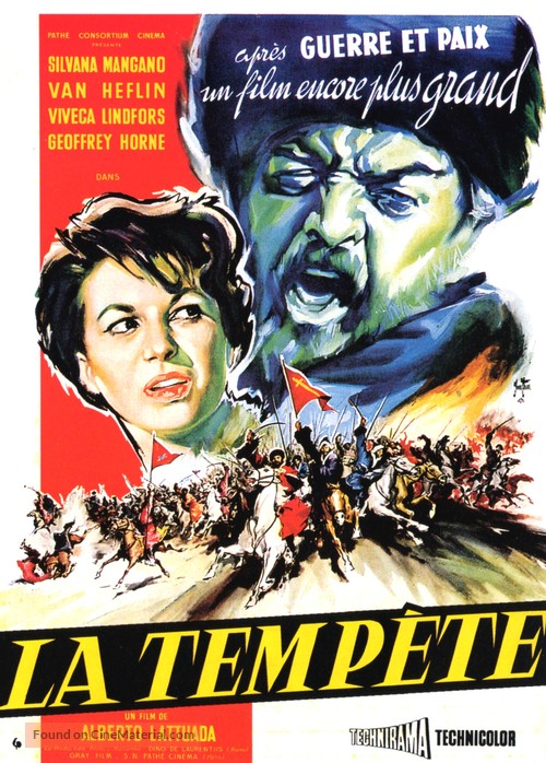 La tempesta - French Movie Poster