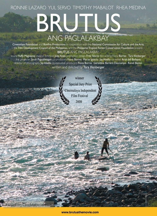 Brutus, ang paglalakbay - Philippine Movie Poster