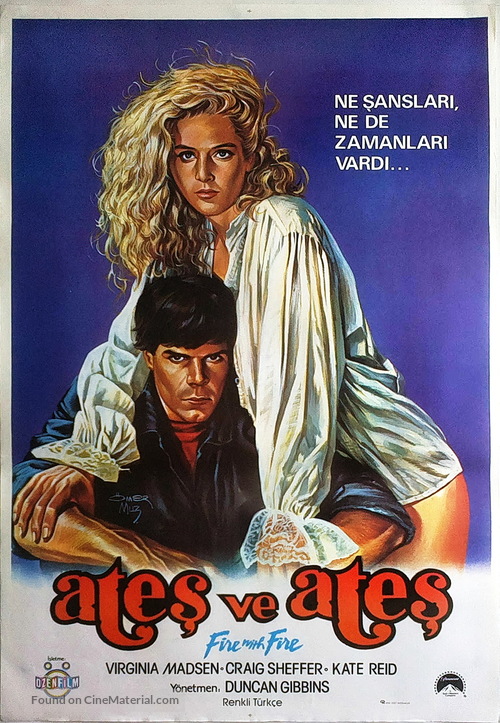 Fire with Fire - Turkish Movie Poster