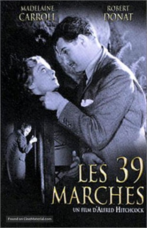 The 39 Steps - French DVD movie cover