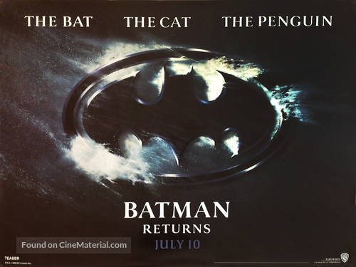 Batman Returns - British Movie Poster