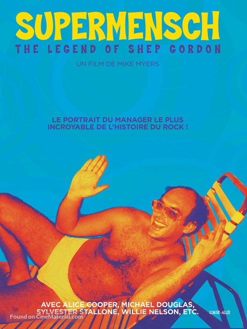Supermensch: The Legend of Shep Gordon - French DVD movie cover