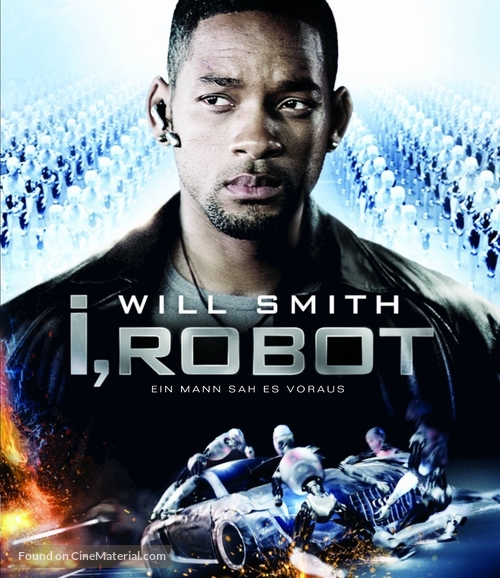 I, Robot - German Blu-Ray movie cover