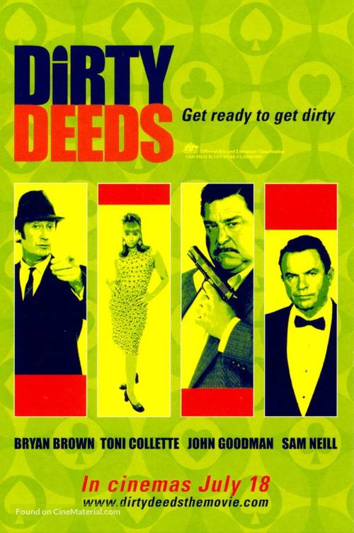 Dirty Deeds - Australian Movie Poster