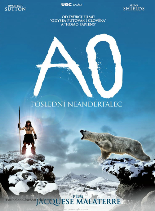 Ao, le dernier N&eacute;andertal - Czech Movie Cover