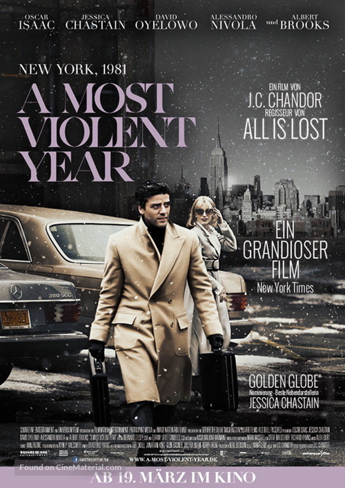 A Most Violent Year - German Movie Poster