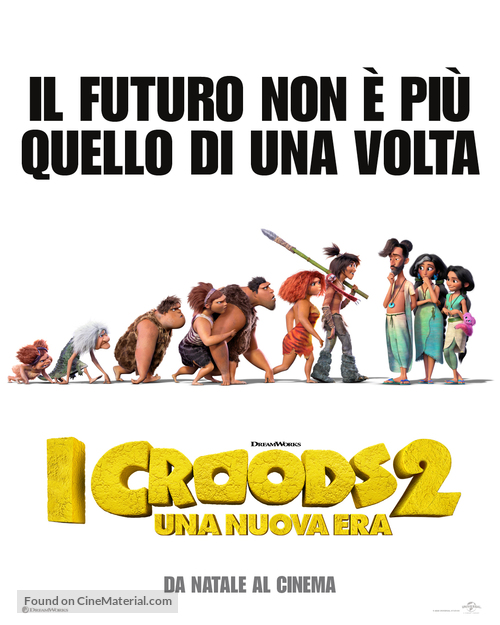 The Croods: A New Age - Italian Movie Poster