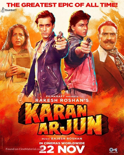 Karan Arjun - Indian Movie Poster