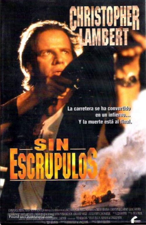 The Road Killers - Spanish VHS movie cover