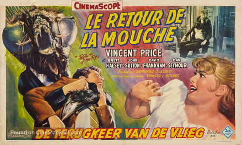 Return of the Fly - Belgian Movie Poster