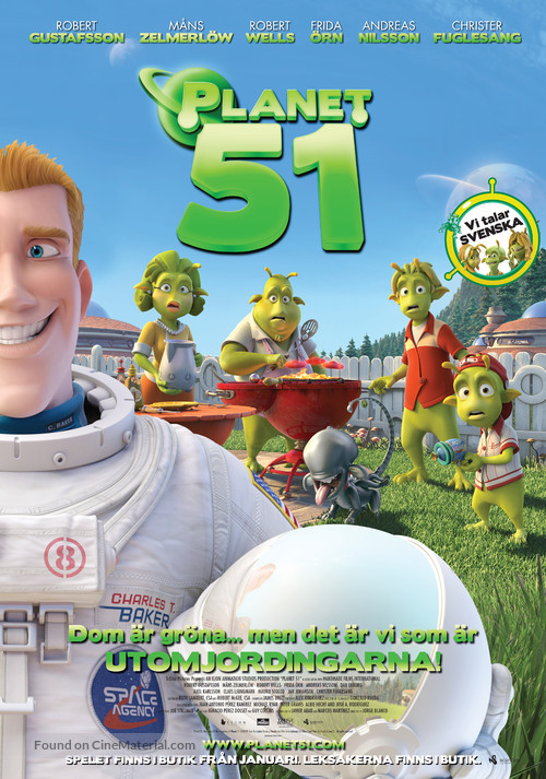 Planet 51 - Swedish Movie Poster