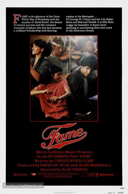 Fame - Movie Poster