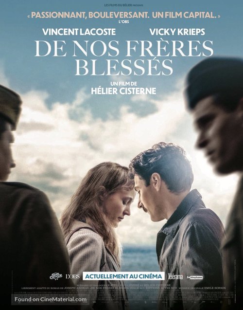 De nos fr&egrave;res bless&eacute;s - French Movie Poster