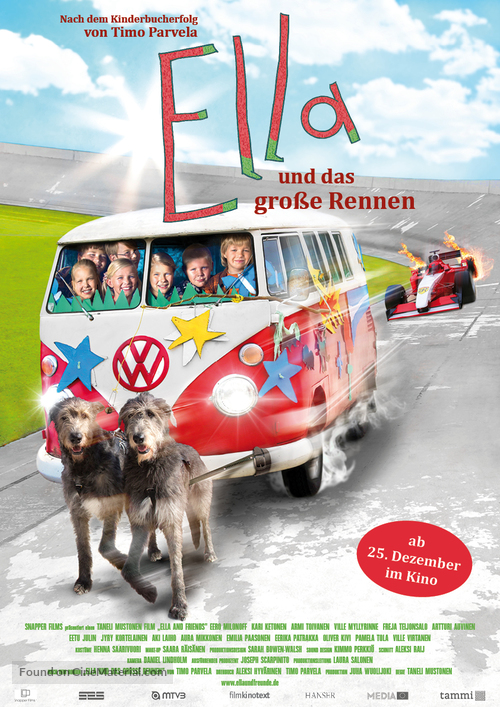 Ella ja kaverit - German Movie Poster