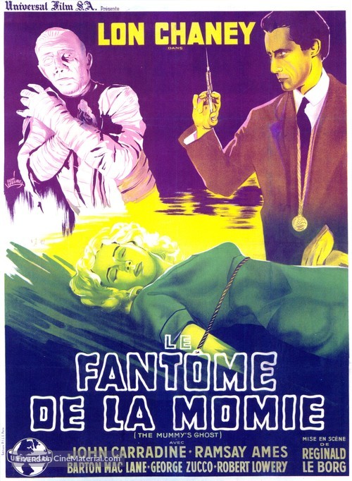The Mummy&#039;s Ghost - French Movie Poster
