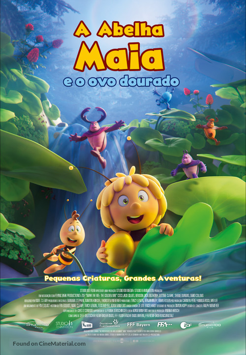 Maya the Bee 3: The Golden Orb - Portuguese Movie Poster