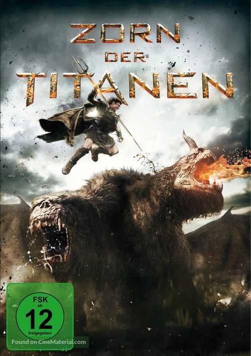 Wrath of the Titans - German DVD movie cover