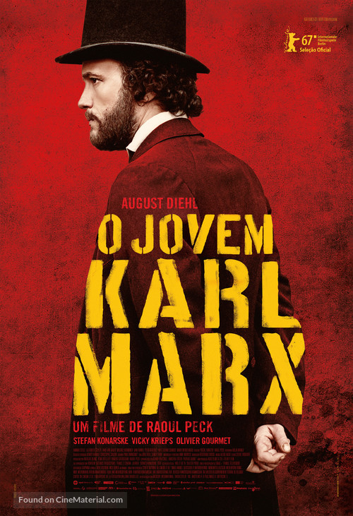 Le jeune Karl Marx - Brazilian Movie Poster