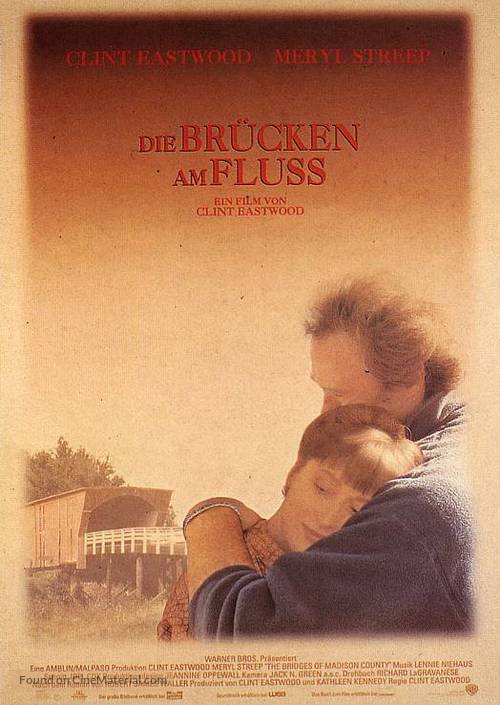 The Bridges Of Madison County - German Movie Poster