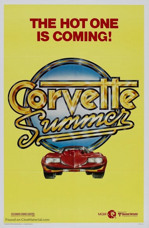 Corvette Summer - Advance movie poster