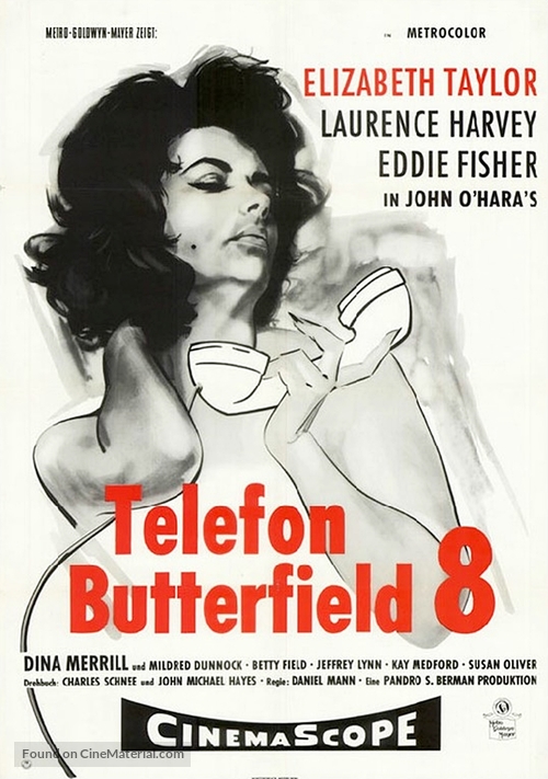 Butterfield 8 - German Movie Poster