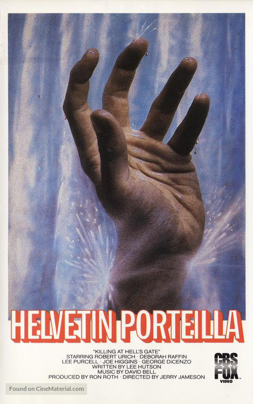 Killing at Hell&#039;s Gate - Finnish VHS movie cover