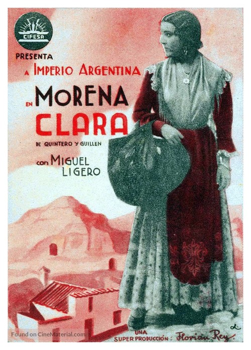 Morena Clara - Spanish Movie Poster