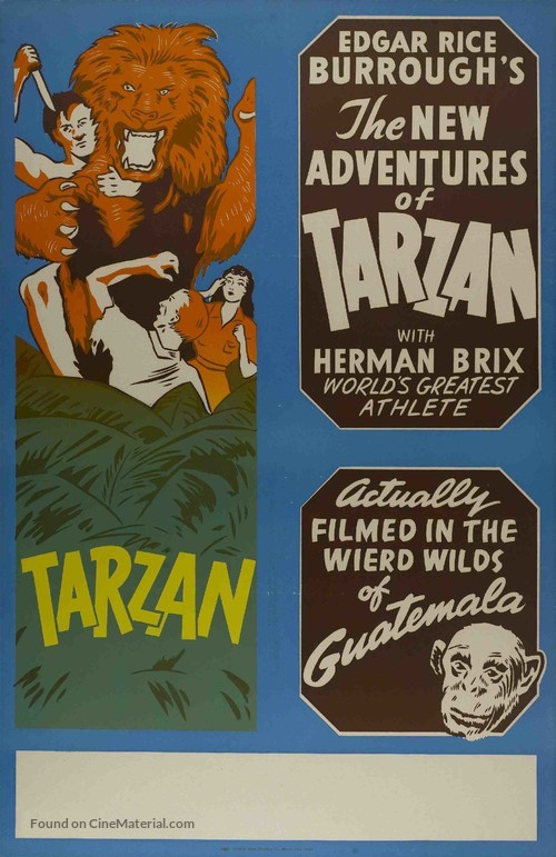 The New Adventures of Tarzan - Movie Poster