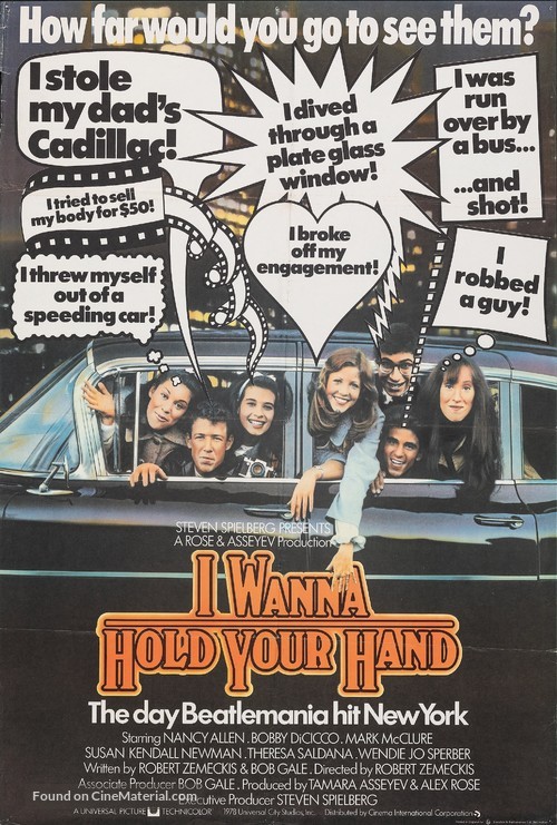 I Wanna Hold Your Hand - British Movie Poster