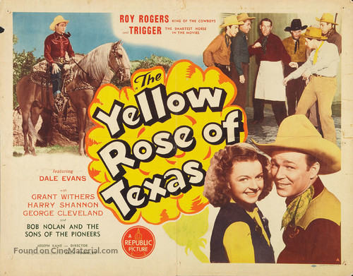 The Yellow Rose of Texas - Movie Poster