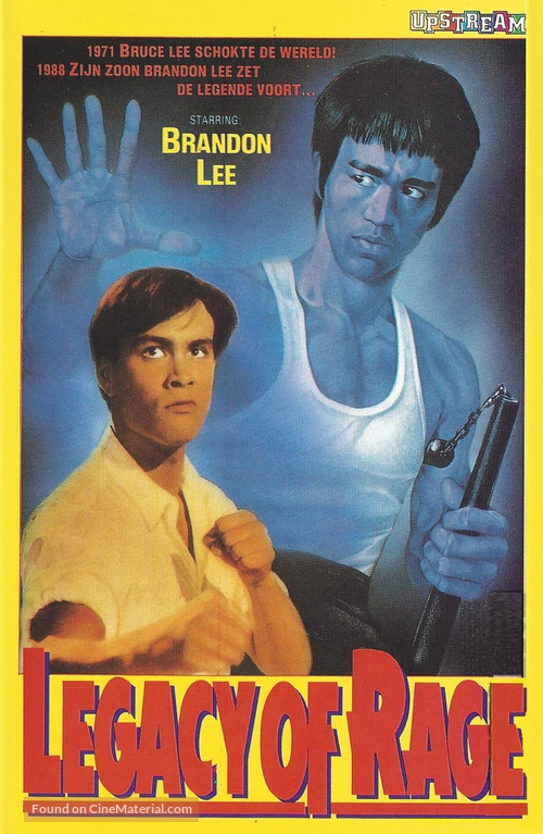 Legacy Of Rage - Dutch Movie Cover