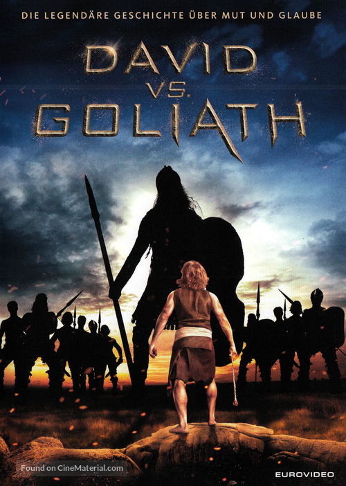 David and Goliath - German DVD movie cover