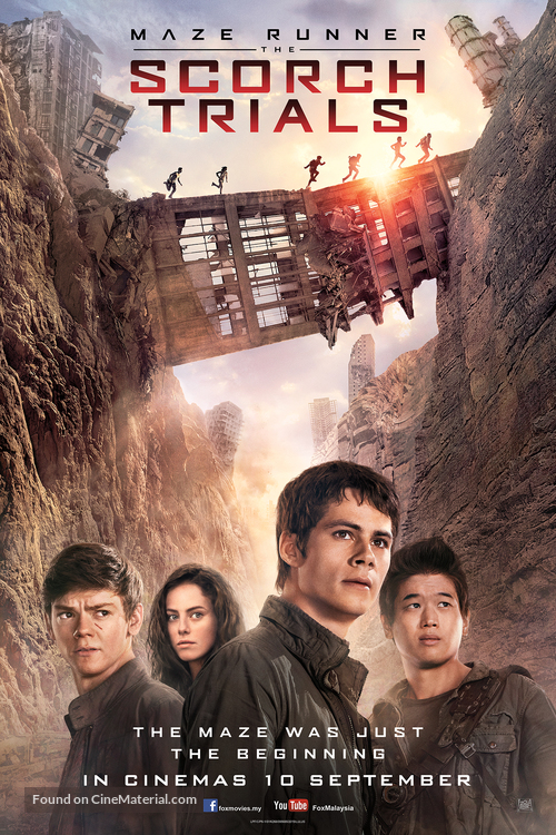 Maze Runner: The Scorch Trials - Malaysian Movie Poster