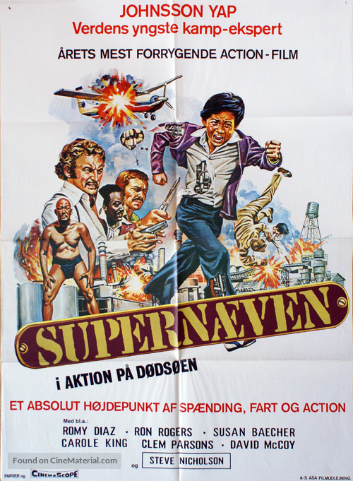 Dynamite Johnson - Danish Movie Poster