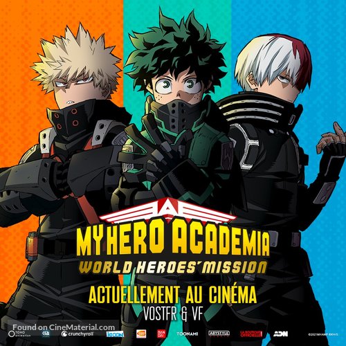 Boku no Hero Academia: World Heroes Mission - French poster