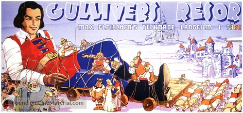Gulliver&#039;s Travels - Swedish Movie Poster