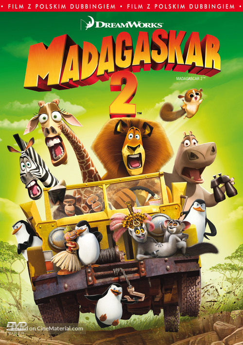 Madagascar: Escape 2 Africa - Polish Movie Cover