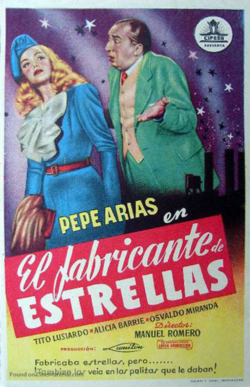 El fabricante de estrellas - Spanish Movie Poster