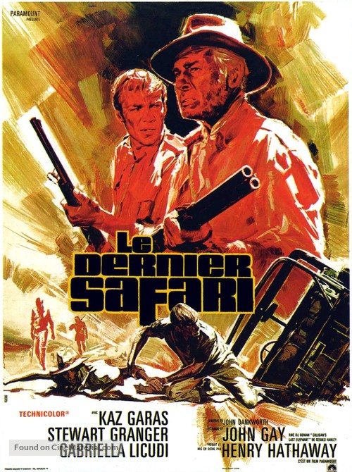 The Last Safari - French Movie Poster