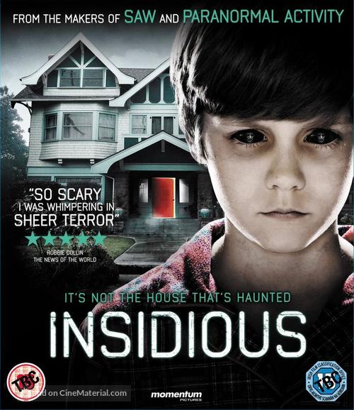 Insidious - British Blu-Ray movie cover