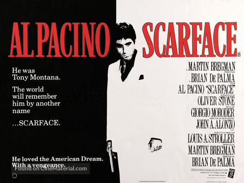 Scarface - British Movie Poster