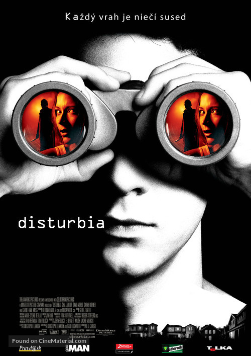 Disturbia - Slovak Movie Poster