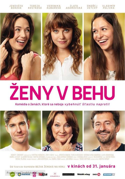 Zeny v behu - Slovak Movie Poster