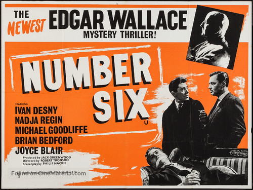 &quot;The Edgar Wallace Mystery Theatre&quot; Number Six - Movie Poster