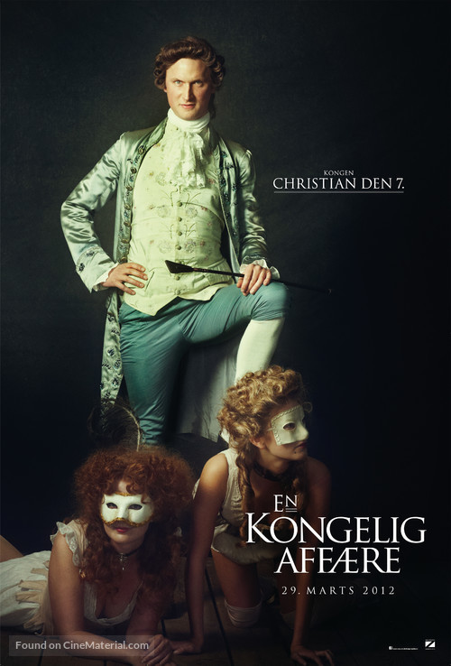 En kongelig aff&aelig;re - Danish Movie Poster