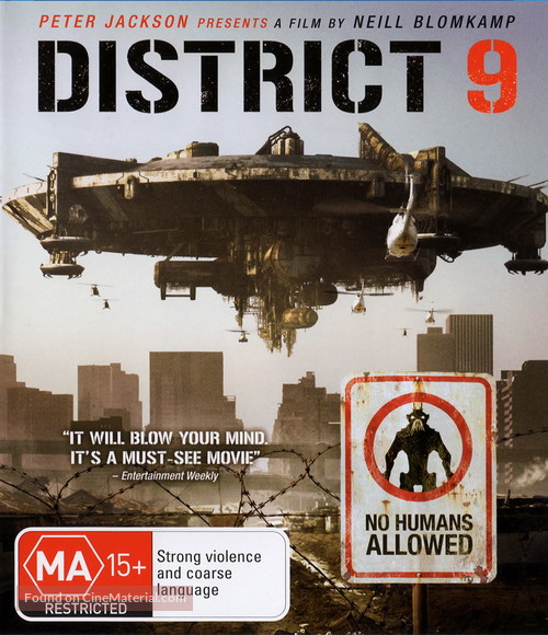 District 9 - Australian Blu-Ray movie cover