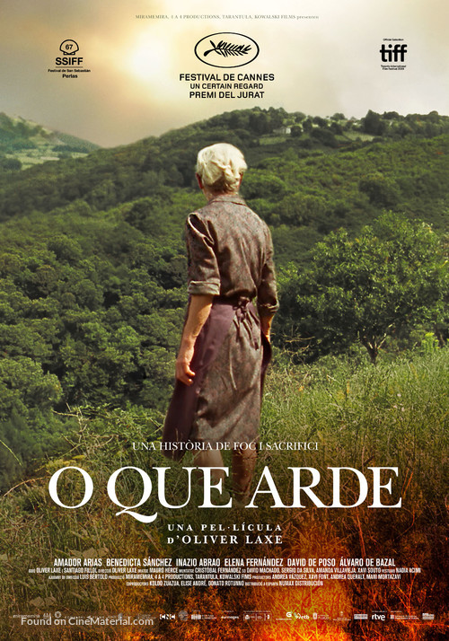 O que arde - Spanish Movie Poster