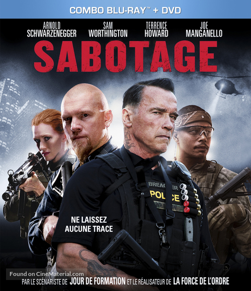 Sabotage - Canadian Blu-Ray movie cover