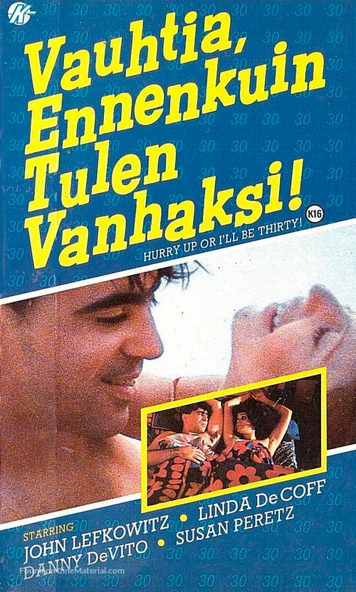 Hurry Up, or I&#039;ll Be 30 - Finnish VHS movie cover