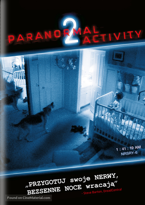 Paranormal Activity 2 - Polish DVD movie cover